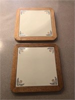 White Tiled Hot Plates
