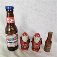 Budweiser Bud Man Salt & Pepper Shakers