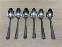 Set of 6 Sterling Spoons