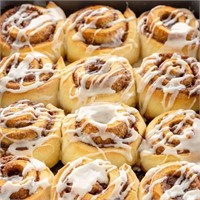 "Cinnamon Rolls a month for a year"