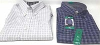 (2) XL Mens Dress Shirts- Kirkland/BC Clothing