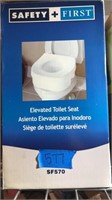 Elevated toilet seat