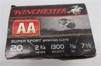 (25) Rounds of Winchester 2 3/4" 7/8 oz. 7 1/2
