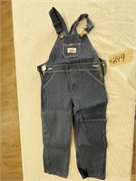 Roundhouse Overalls Youth Sz 7