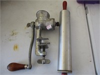 Meat Grinder & Rolling Pin