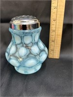 Blue and coin spot opalescent sugar shaker
