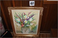 Framed Flower Print