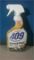 Spray bottle of 409 Stone and steel cleaner