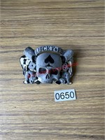 Lucky 13 Skull Medallion (conex 1)