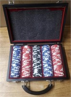 Dale Earnhardt Poker Chip Set in Case