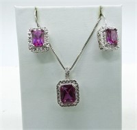 Gorgeous Sterling Gemstone Set