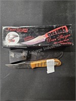 frost cutlery knife & sheath (display area)