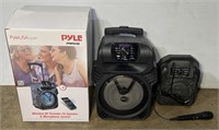 (SM) PYLE Wireless  BT Portable PA Speaker &