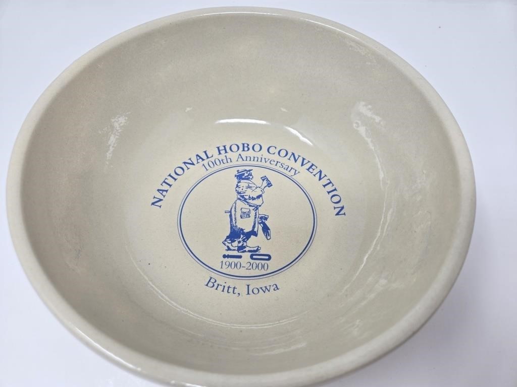 Britt Hobo 100th Anniversary Stoneware Bowl