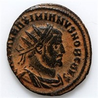 Roman coin-AE Antoninianus Maximianus-CONCORDIA MI