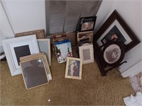 Lot of picture frames.