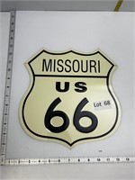 Missouri US Route 66 Metal Sign