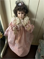 Vintage Porcelain Collector Doll