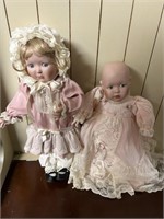 Vintage Porcelain Collector Dolls