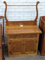 Oak Washstand - 32" wide