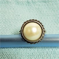 .925 Ring White "Pearl"