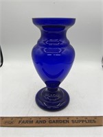 Vintage Cobalt Blue glass Vase