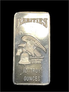 10 Ounce Rarities Mint 0.999% Silver Bar