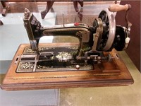 Spectacular Rare Faundel's Crank Sewing Machine