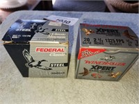 2 Boxes 20 GA Steel Shot Shotgun Shells