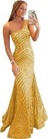 SIZE 10 Long Sequin Formal Party Dress