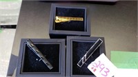 3 New in Box Tie Clips $90