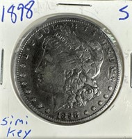 1898-S Silver Morgan Dollar (Simi-Key)