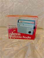 Am/Fm portable radio