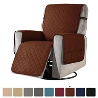 WF6657  Subrtex Recliner Chair Cover Large Choco