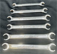 SnapOn 6 Pc Metric Flare Nut Wrench Set