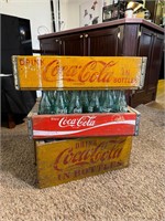 Vintage Coke bins and bottles