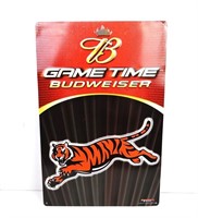 BENGALS METAL BUDWEISER SIGN