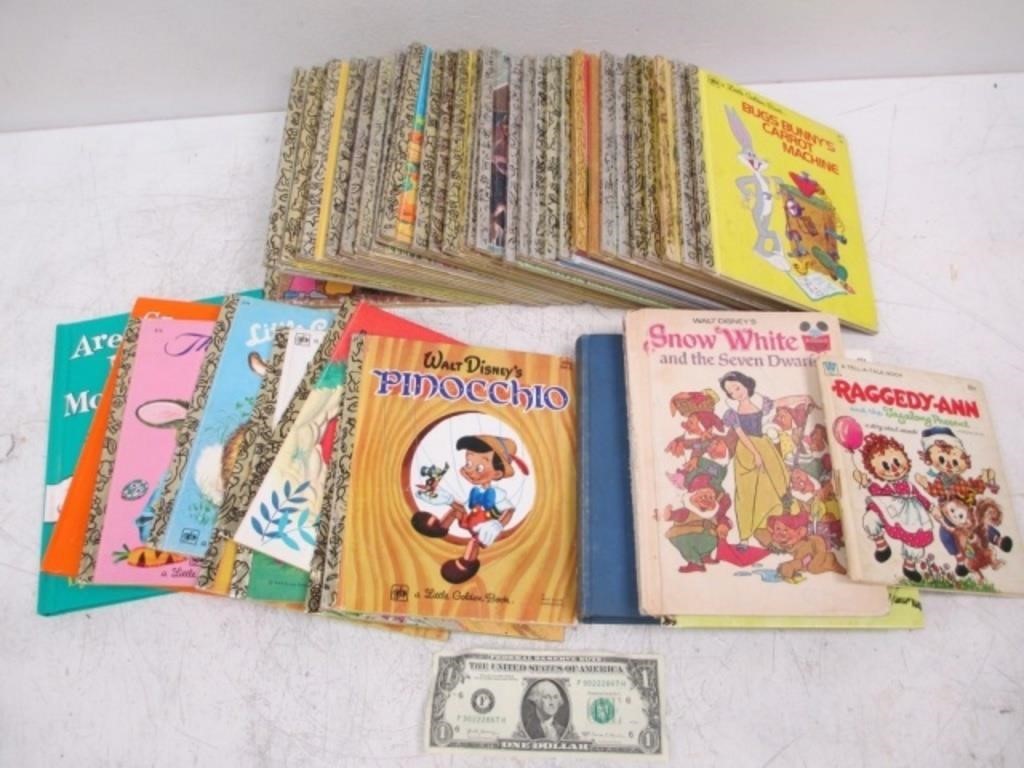 Lot of Vintage Little Golden Books & Add'l Child's