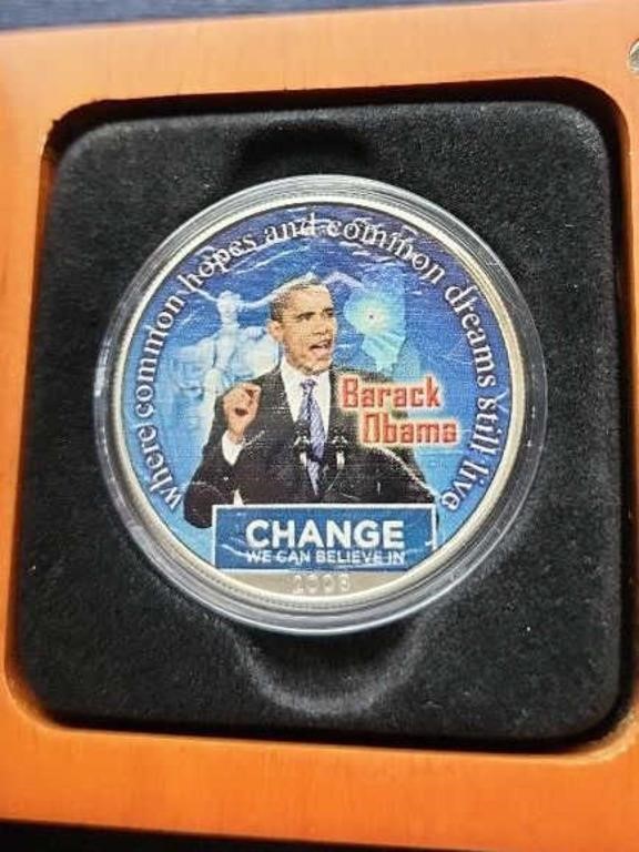 1 ounce silver eagle Barack Obama