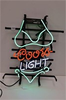 COORS LIGHT THREE COLOUR NEON SIGN