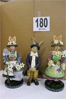 (3) Easter Figurines