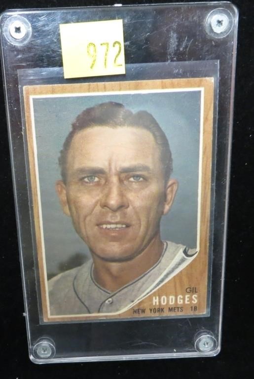 Gil Hodges Topps Baseball Card 1962- #85
