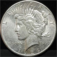 1926 Peace Silver Dollar, Better Date