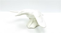 Canada Goose in Flight White Blue Mountain Pottery