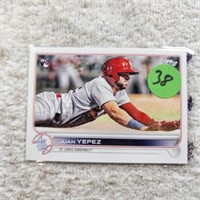 2022 Topps Rookie Juan Yepez