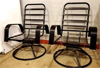 2 Swivel Rocking Patio Chairs