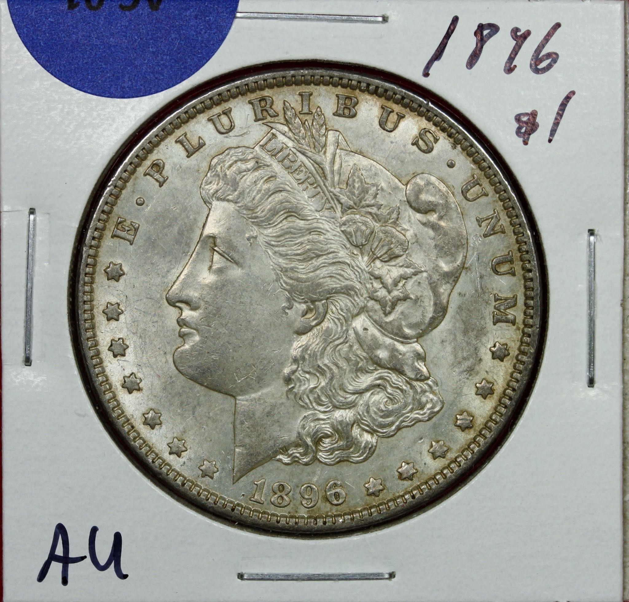 1896 Morgan Dollar AU