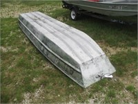 809) 14ft aluminum flat bottom