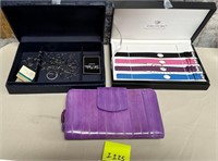 351 - NECKLACE, WATCH BANDS & CLUTCH WALLET (I125)