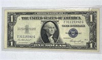 1935E US $1 Crisp Unc. Silver Certificate, Blue